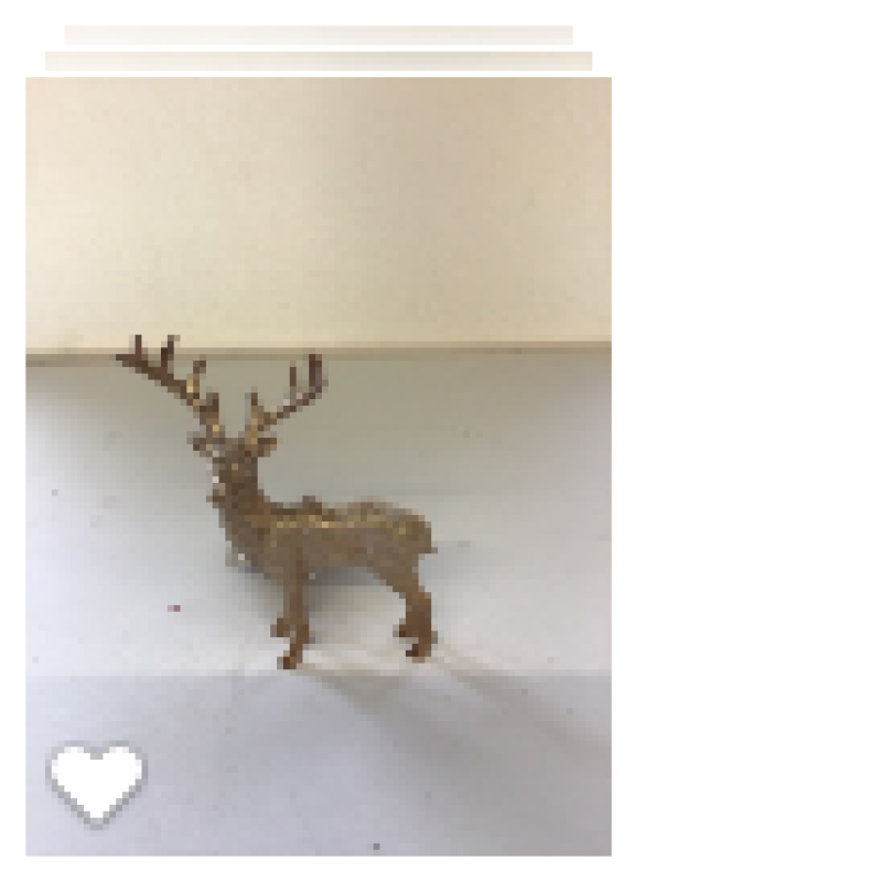 Eland goud 5x11x14CM